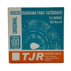 Disco Tacógrafo Original Diário 125km 24h Tjr
