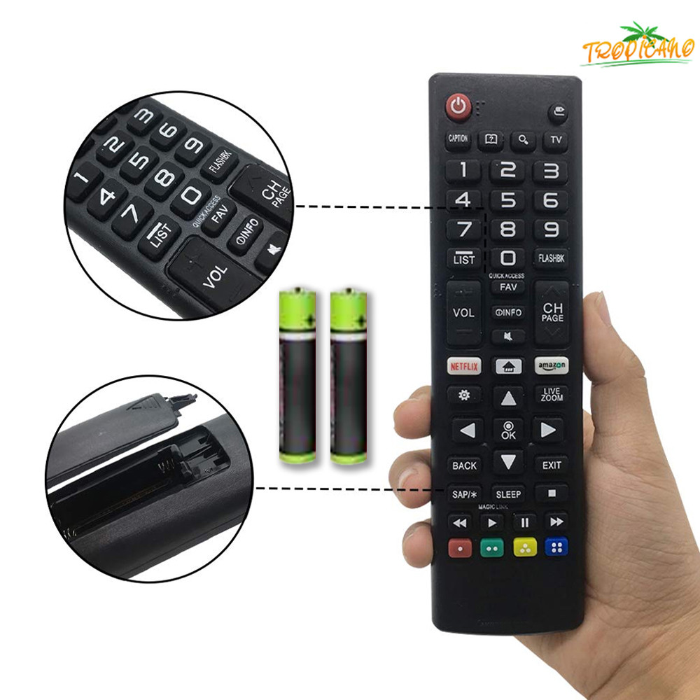 Controle para TV LG Smart 4K LED LCD 24 a 65 polegadas
