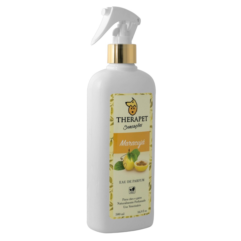 Perfume Sensações Maracuja Cães E Gatos Eau De Parfum Therapet - 500ml