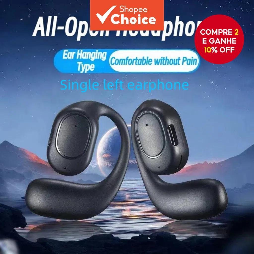 OWS KY2 Fones De Ouvido Únicos Bluetooth Sem Fio Grande Capacidade Controle Toque Na Orelha Negócios Esporte Música Fone