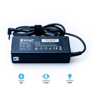 Fonte Carregador para Notebook Samsung NP550XDA-KO1BR | 19 V 3.42 A 65 W em Oferta na Shopee