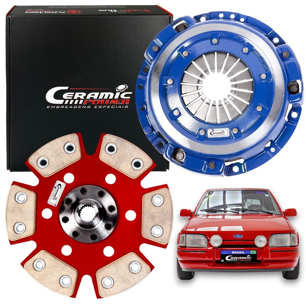 Embreagem Cerâmica Apollo Verona Escort Gl Ghia Guarujá Xr3 1.8 Ap Ceramic Power