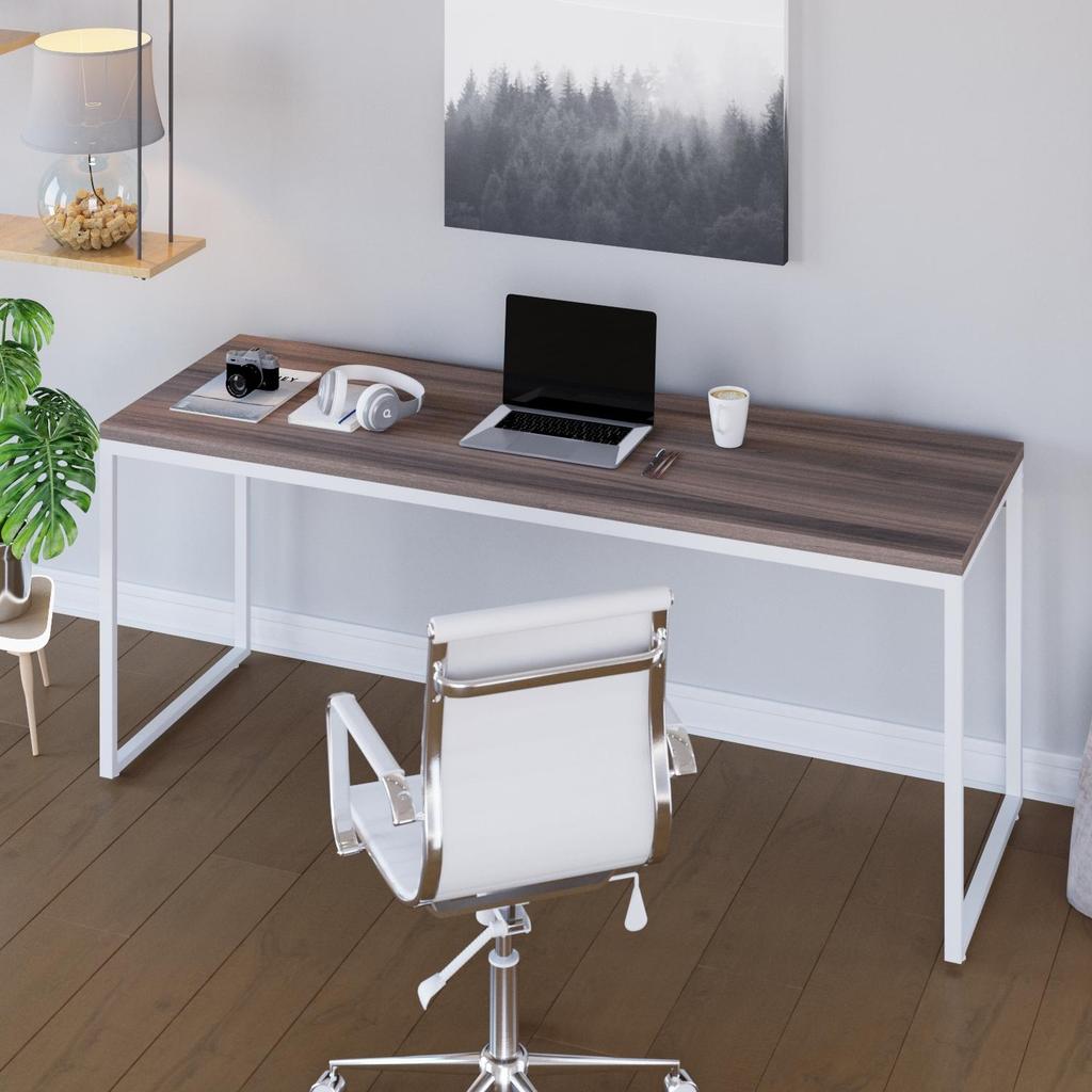 Mesa Dynamica Diretor 180X60X75cm Estrutura Branca