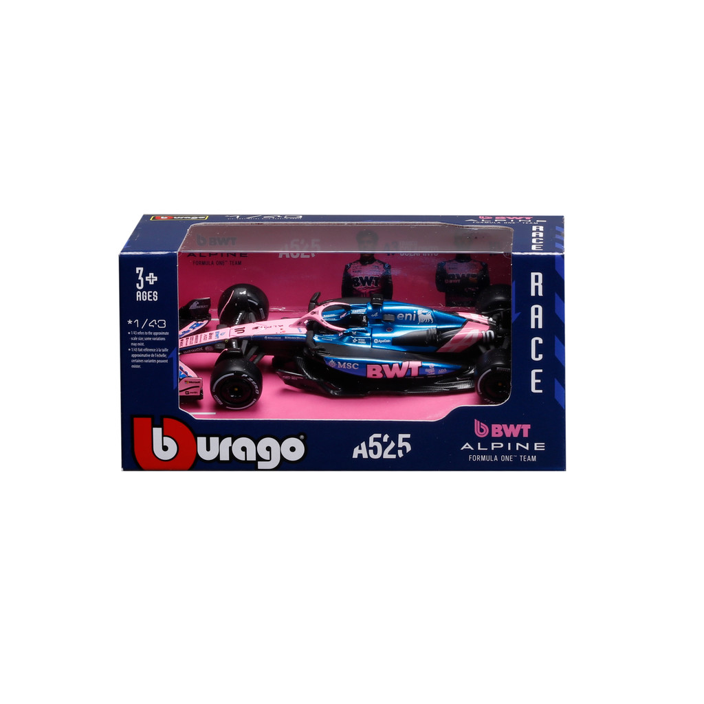 Carro F1 Alpine A525 1:43 Miniatura Pierre Gasly