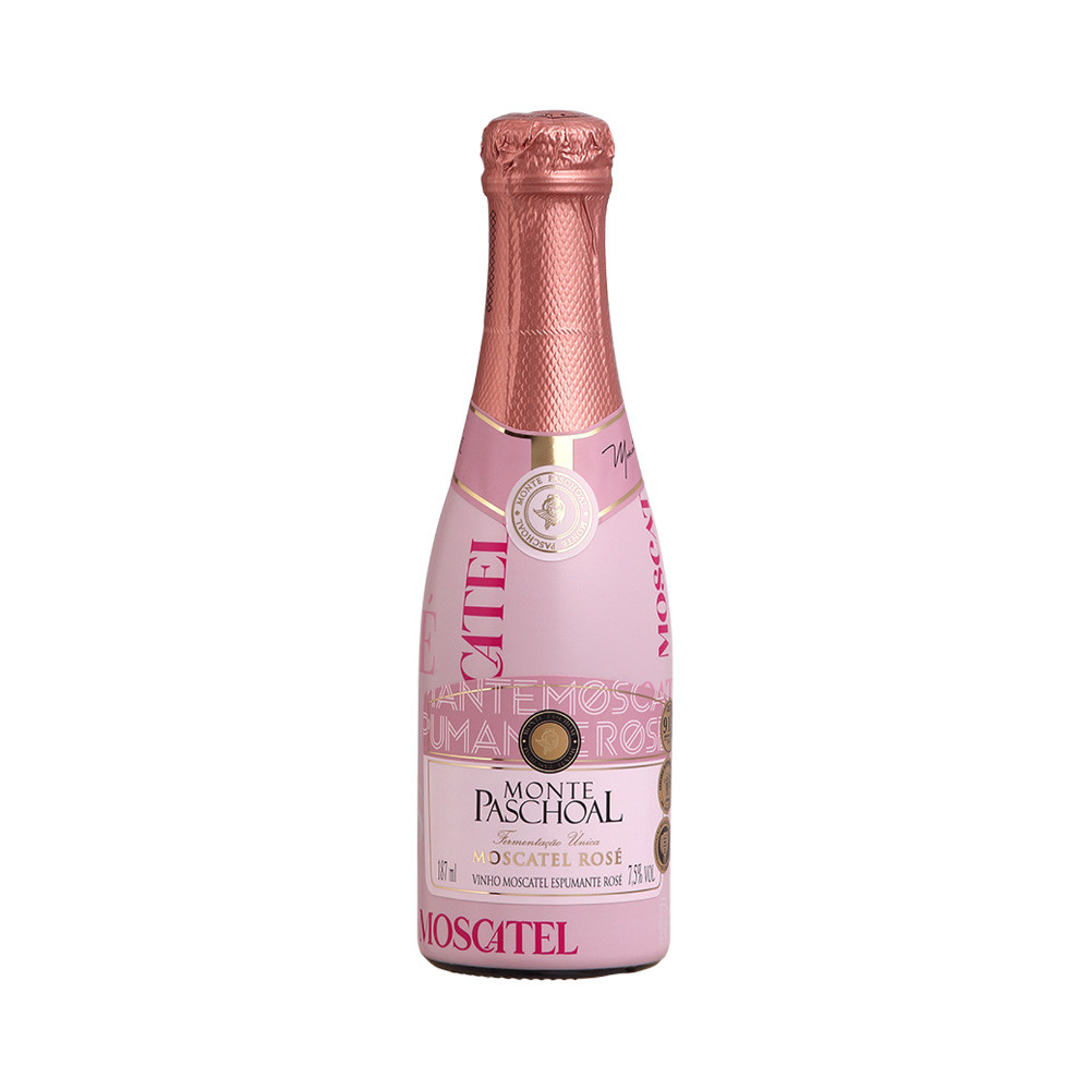 Espumante Moscatel Rosé Monte Paschoal Baby 187ml