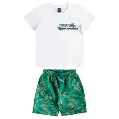 Conjunto Camiseta e Bermuda Bee Loop