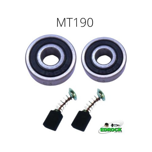 MT190 Maktec Plaina Rolamentos do Induzido Escovas de Carvão