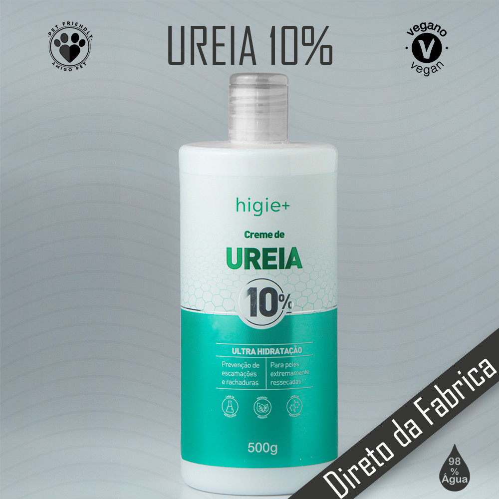 Kit com 03 Frascos de Creme de Ureia 10% 500 ml - Promoção