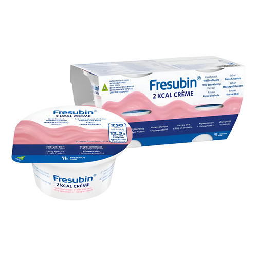 Fresubin Creme 2kcal 125g Hipercalórico Frutas Da Floresta Kit Com C/ 4un Frutas Da Floresta