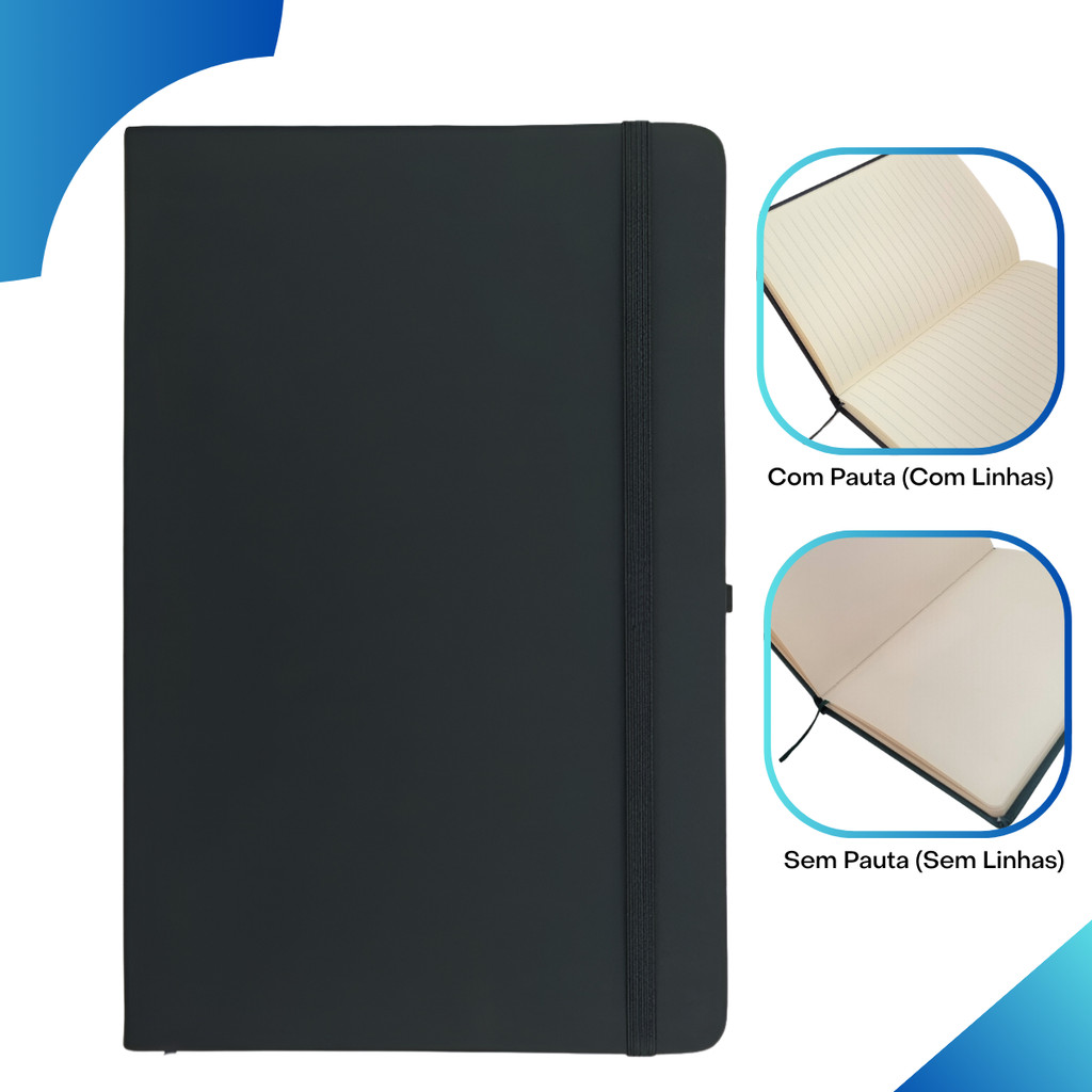 Caderneta Anotação tipo Moleskine Executiva Universitária Secretária SKETCHBOOK A5 14x21cm Projetos Desenhos Caderneta Anotação tipo Moleskine Executiva Universitária Secretária SKETCHBOOK A5 14x21cm Projetos Desenhos