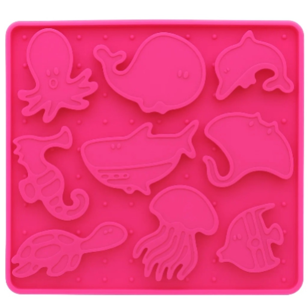 Comedouro Lento Para Cães e Gatos Tapete De Lamber de Nyp Ocean Lick  - Rosa