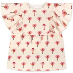 Blusa Florida Manga Curta Infantil Feminina Lilica Ripilica