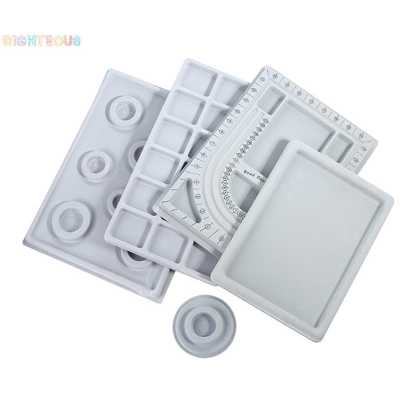 Rightrous Placa De Contas Flocadas Para Pulseira Colar Bandeja Ferramentas De Medição De Miçangas Novo
