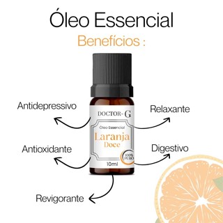 Oleo Essencial de LARANJA DOCE 100% Puro e Natural Frasco 10ml em Oferta na Shopee