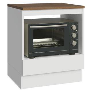 Balcão para Forno/Micro-ondas 70 cm 1 Gaveta Madesa em Oferta na Shopee