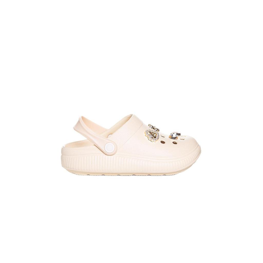 Sandália Babuche Molekinha Botons Creme em Oferta na Shopee