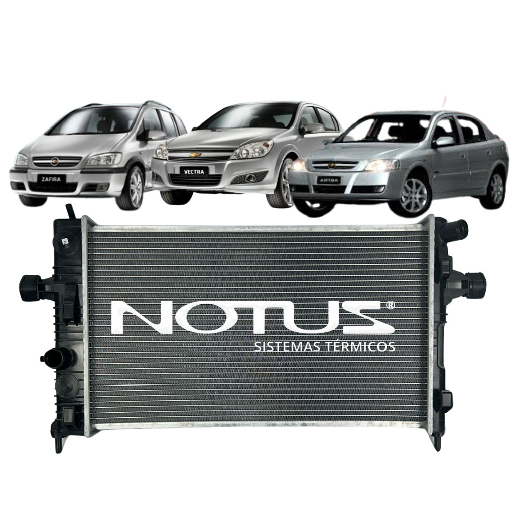 Imagem Radiador Notus Astra Vectra Zafira 1.8 2.0 2.4 2009 a 2012 Manual
