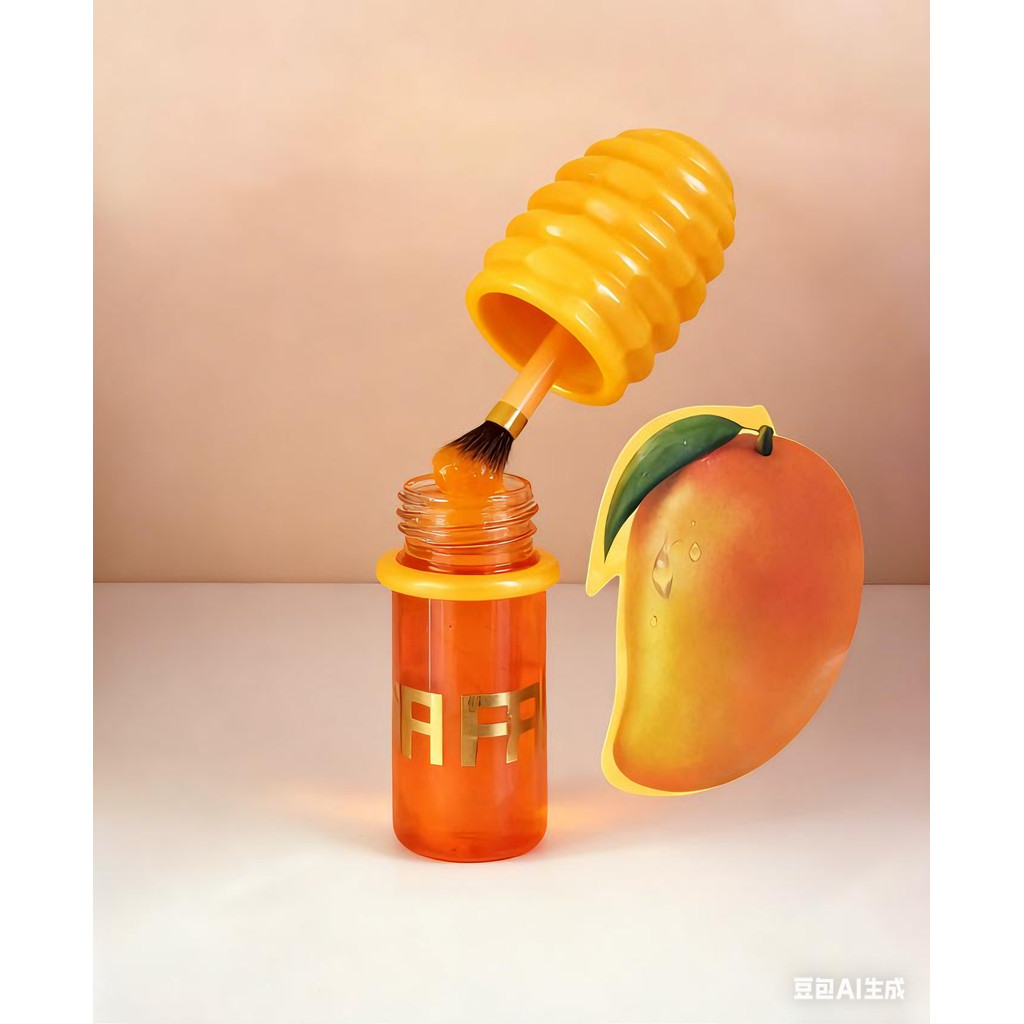 Gloss Labial Manga - Brilho Intenso, Hidratante e Aroma Tropical