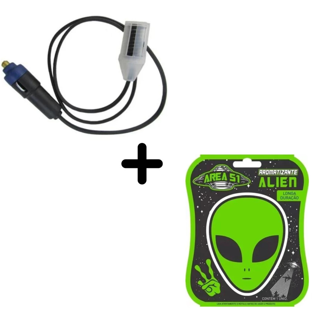 Ebulidor 12V/24V + Cheirinho Alien Verde Area 51