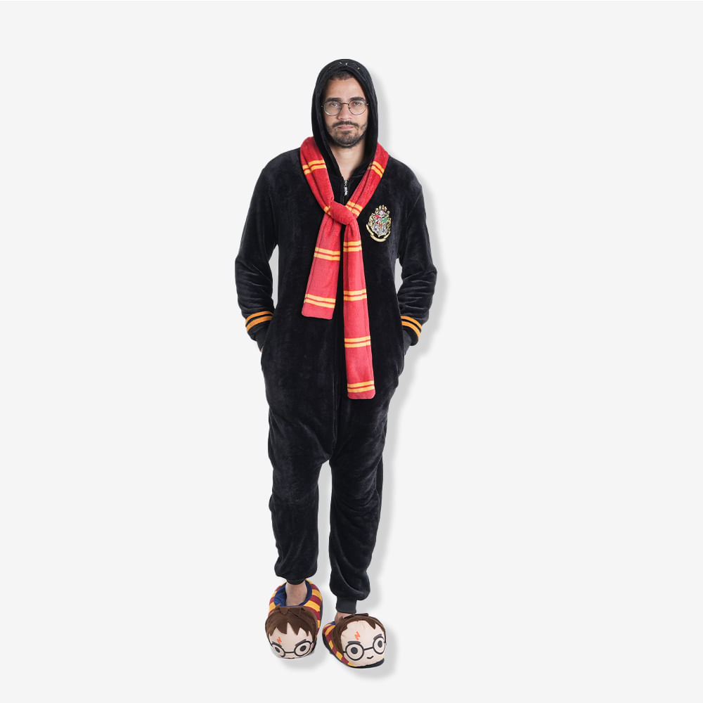 Macacão Kigurumi Hogwarts Casas – Harry Potter em Oferta na Shopee