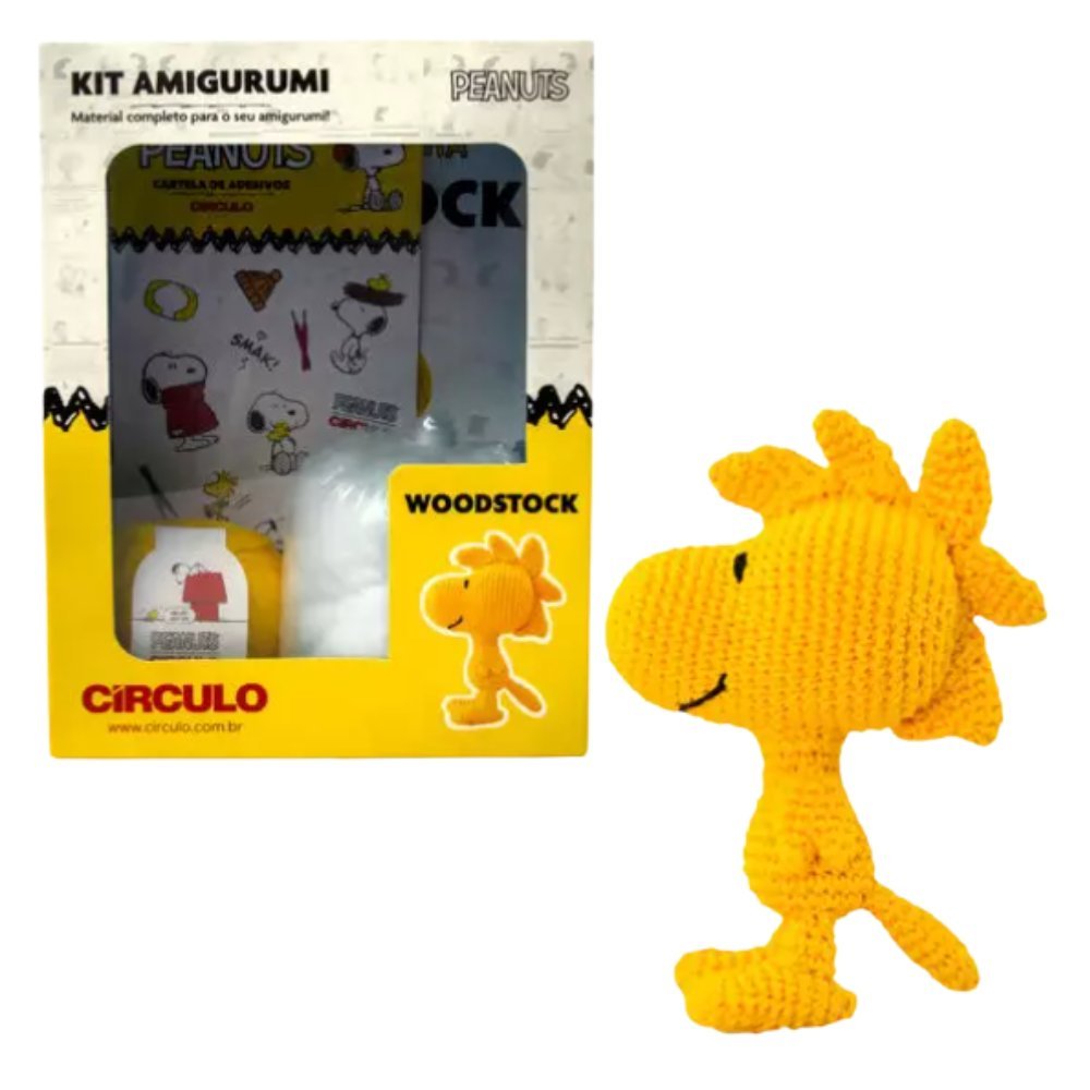 Kit Amigurumi Faça Você Mesmo Coleção Peanuts Marca Círculo - Lançamento