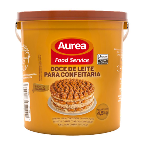 DOCE DE LEITE CLASSICO 4,5 KG AUREA