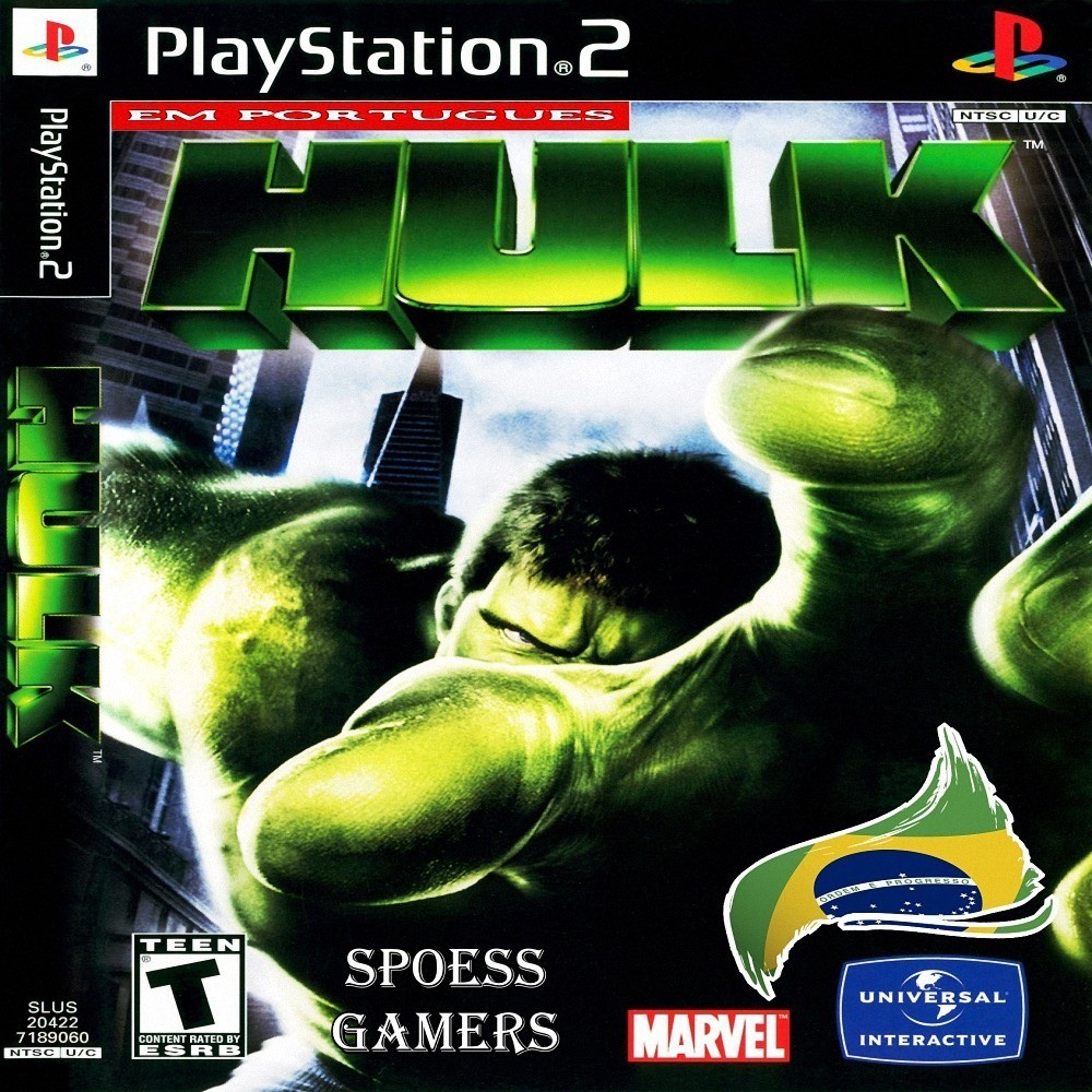 Jogo Ps 2 Hulk Ps2 The Hulk Português Pt-br   Me