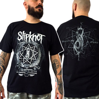 [Camiseta Premium em Algodão Puro]GXG Camiseta Slipknot - All Hope Is Gone II em Oferta na Shopee