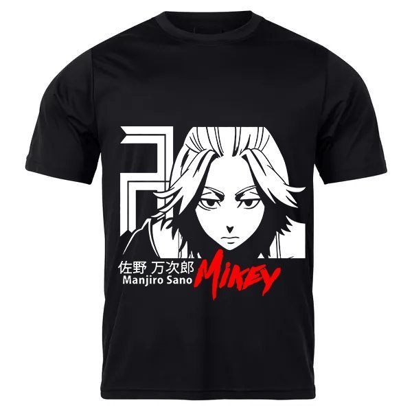 Camiseta Anime Moda Geek Mikey Manjiro Sano Tokyo Revenvers