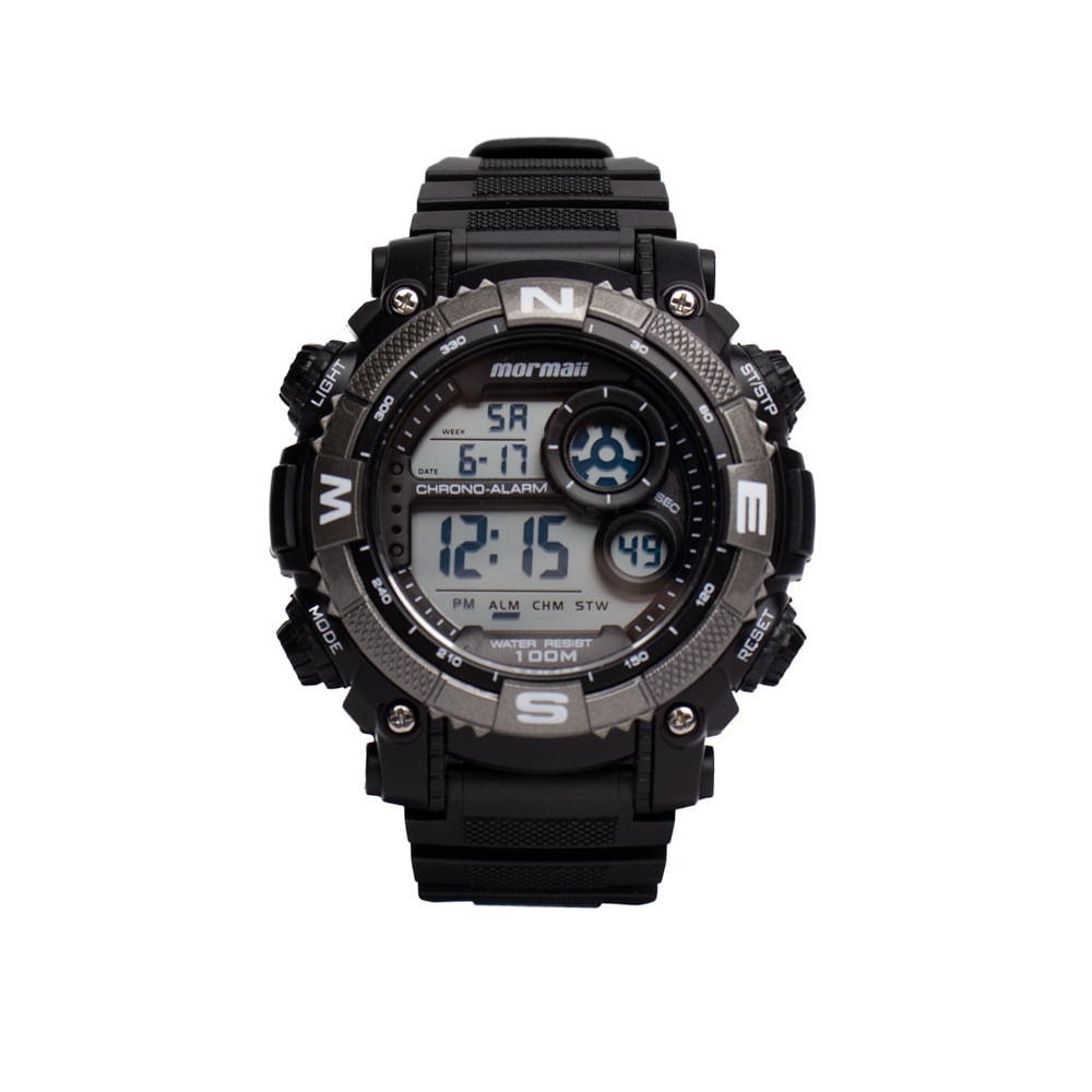 Relógio Masculino Mormaii Digital MOLCDAAX/8F Preto em Oferta na Shopee