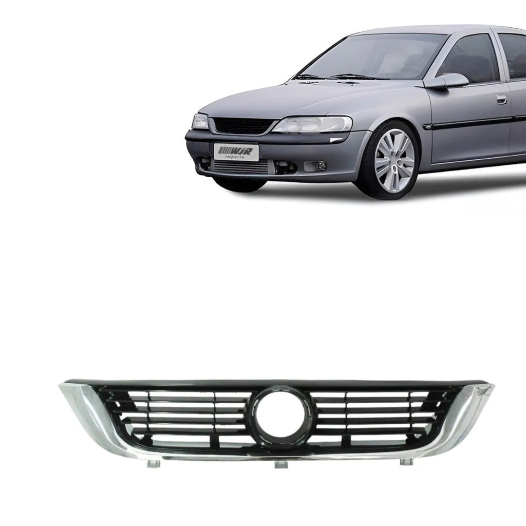 Grade do Radiador Vectra Cromado 1997 1998 1999 2000 2001 2002 2003 2004 2005