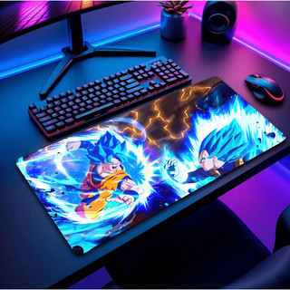 Mouse Pad Gamer Personalizado Grande RGB Anime Heróis Exclusivo 80x30cm Confortável e Pre…