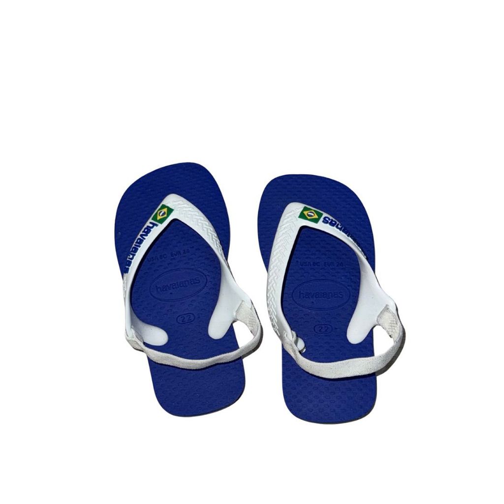 Chinelo Havaianas Baby Brasil Logo Fc Conforto E Segurança