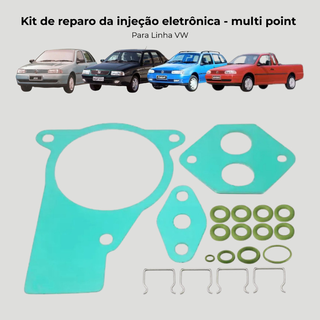Reparo e Juntas da injeção eletrônica Tbi do Motor Ap Mi 1.6 1.8 Gol Parati Santana Gol