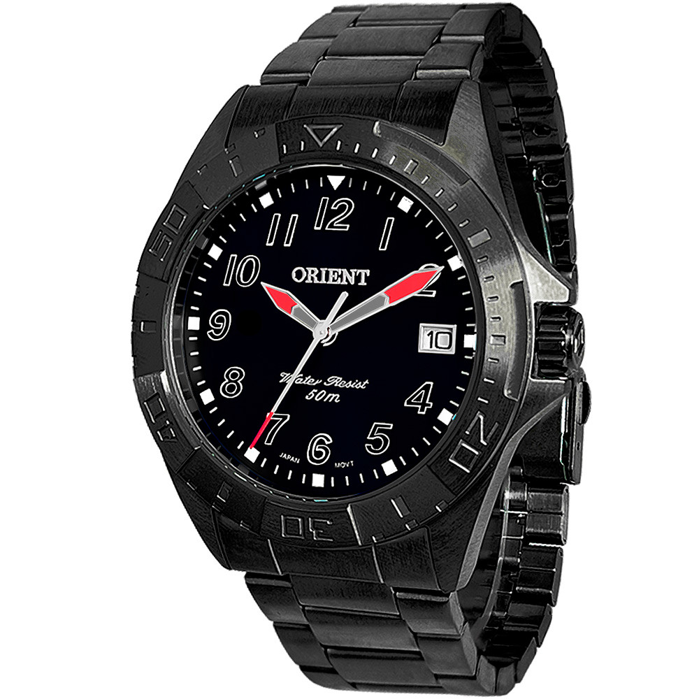 Relógio Orient Masculino Preto 1 Ano De Garantia Original