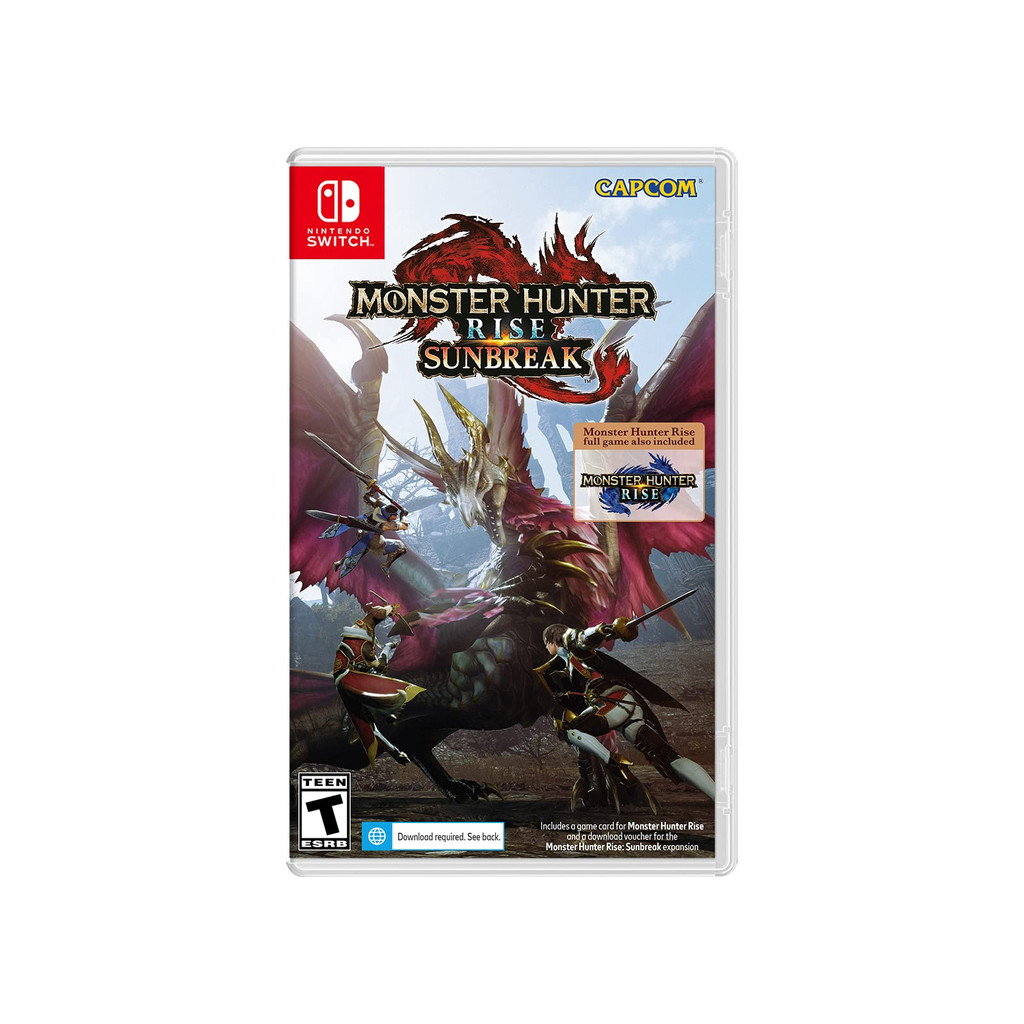 Conjunto Monster Hunter Rise + Sunbreak (versão importada: América do Norte) - Switch