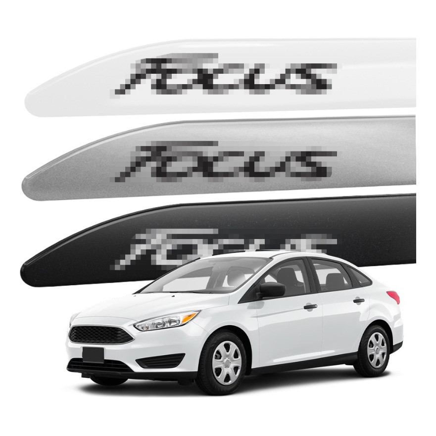 Jogo Friso Lateral Para New Focus Hatch Sedan 2014 2017