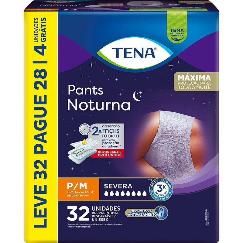 Roupa Íntima Tena Pants Noturna P/M Leve 32 Pague 28 Unidades em Oferta na Shopee