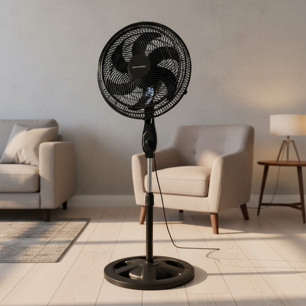 Ventilador De Coluna 50cm Oscilante Silencioso 3 Velocidades em Oferta na Shopee