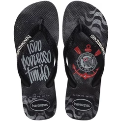 Havaianas Top Times Corinthians Preto