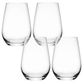 Jogo de Copos de Cristal Transparente Versat 500ml 4 peças - Seu Lar em Oferta na Shopee