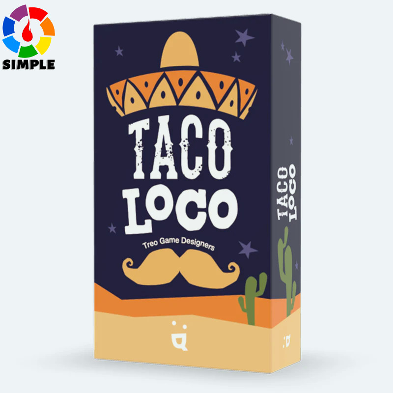 Helvetiq Tacoloco Card Game - Fast-Paced Taco-Themed Strategy Game with Special Cards