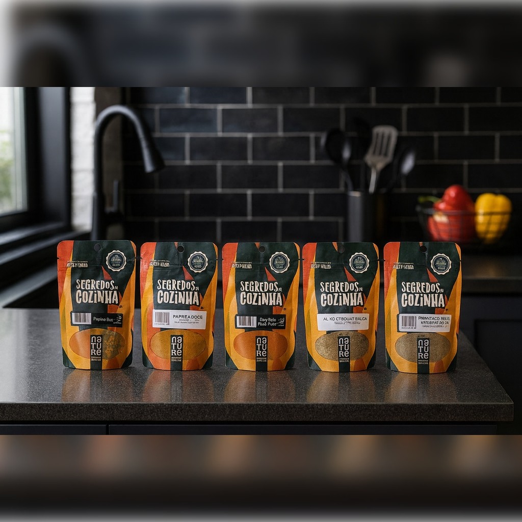 Kit Temperos para Carne 6 Sabores Chimichurri Paprica Dry Rub Colorau Alho Cebola Pimenta