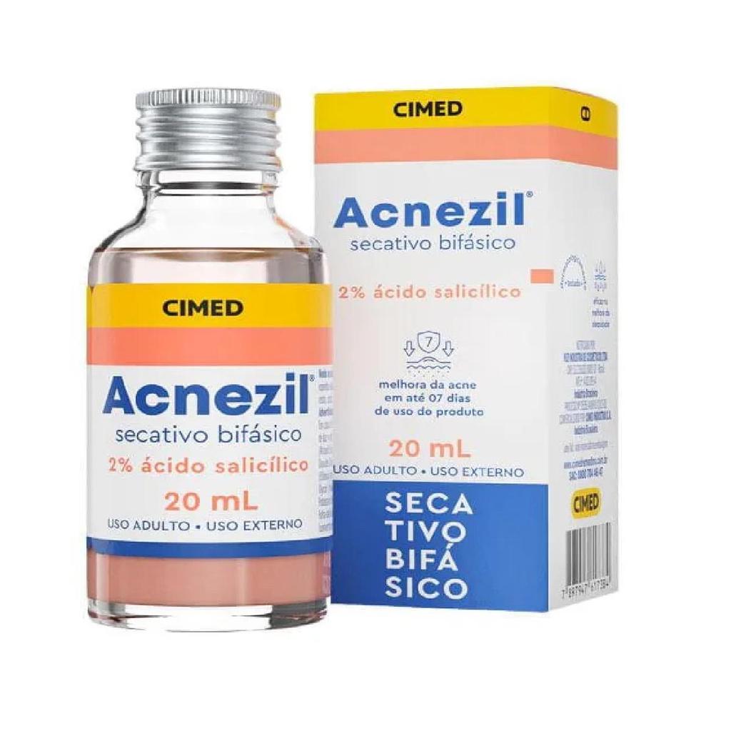 Acnezil Secativo Bifásico Para Espinhas Cimed 20ml em Oferta na Shopee