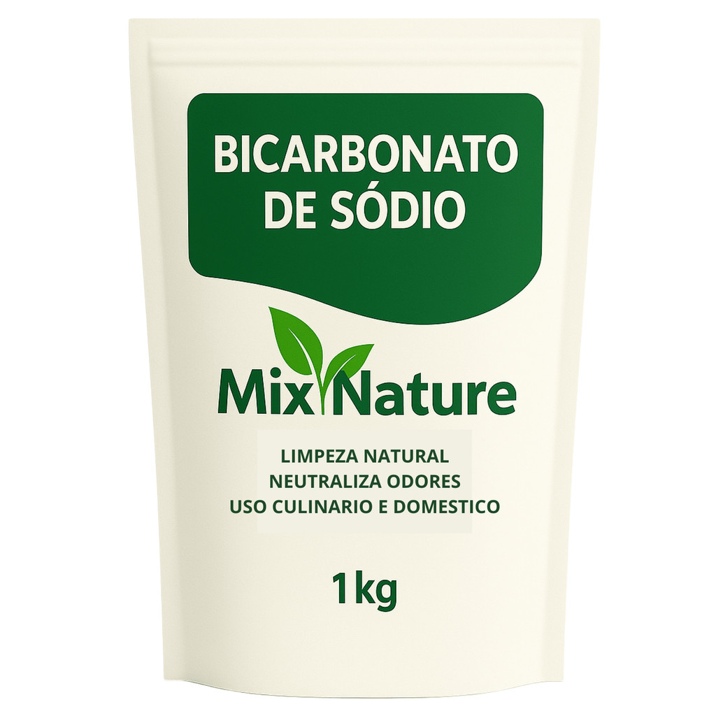 Bicarbonato de Sodio Premium 100% Puro 1kg Multiuso Extra Fino Clareador Original Tira Manchas Limpeza Geral em Oferta na Shopee