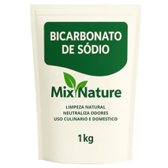 Bicarbonato de Sodio Premium 100% Puro 1kg Multiuso Extra Fino Clareador Original Tira Manchas Limpeza Geral