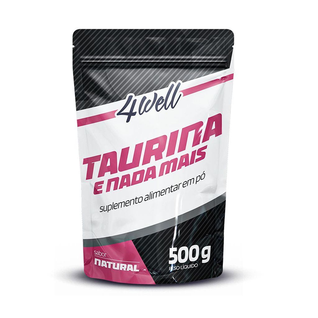 Taurina 4well Sabor Natural em Oferta na Shopee
