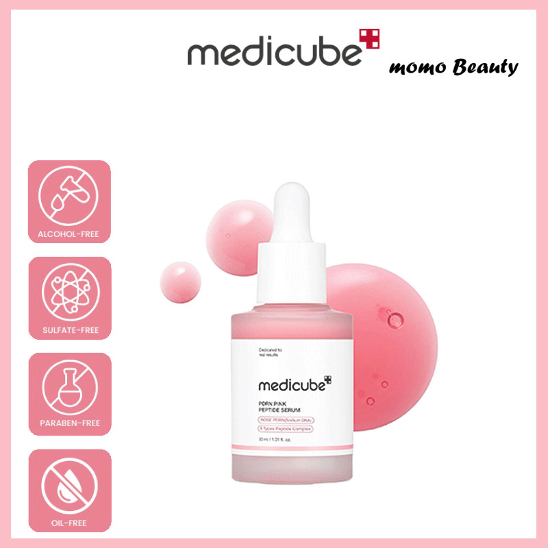 Soro de Peptídeo Rosa Medicube PDRN 30ml em Oferta na Shopee