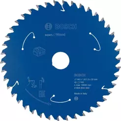 Disco de Corte Expert Wood 140mm x 1,8mm 42 Dentes BOSCH