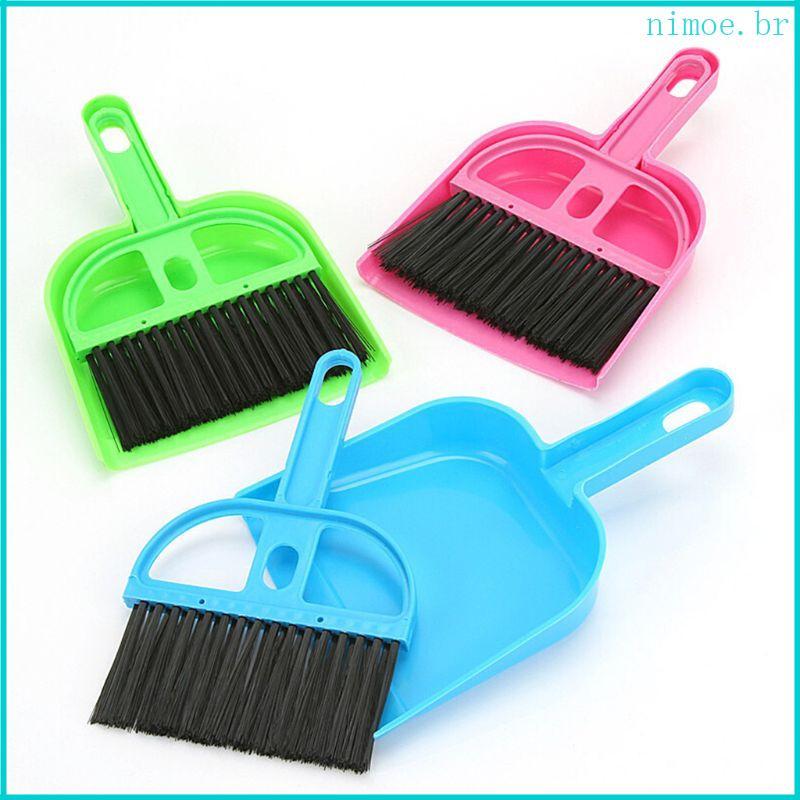 Nim Conjunto Pá E Escova Para Limpeza Gaiolas Animais Hamsters Chinchila Coelhos